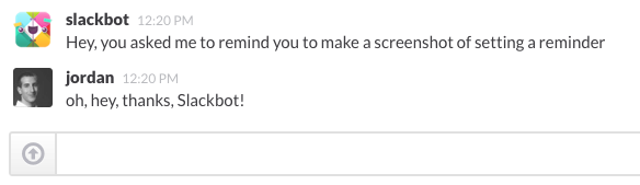 An Example Of SlackBot In Action 