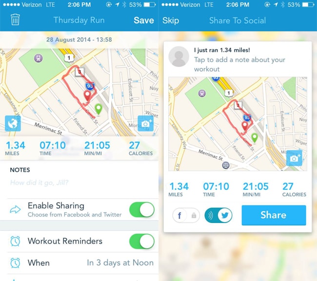 RunKeeper User-Friendly Platform