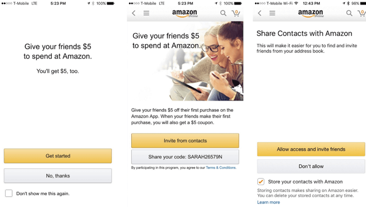 Amazon referral