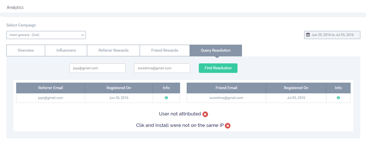 Scenario: Difference in IP address