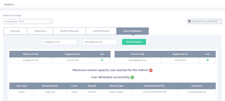 Scenario: Referrer Has Exhausted Maximum Reward