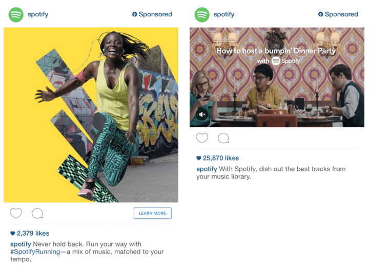 Spotify Instagram Ad